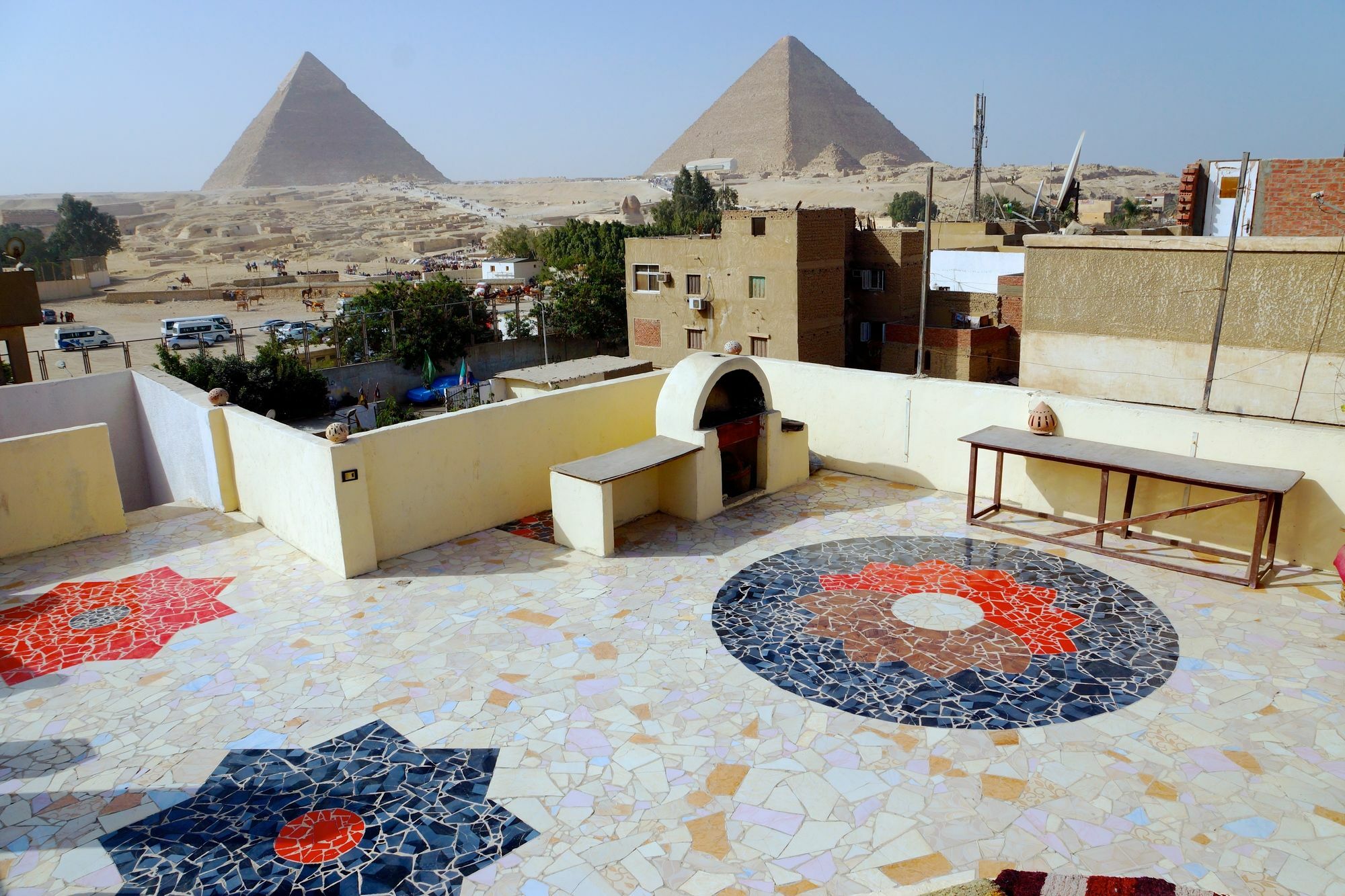 Pyramids Loft Homestay Kafret el-Gabal Exterior foto